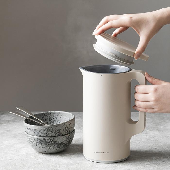 レコルト 自動調理ポット RSY-2 recolte ホワイト ノベルティ付き