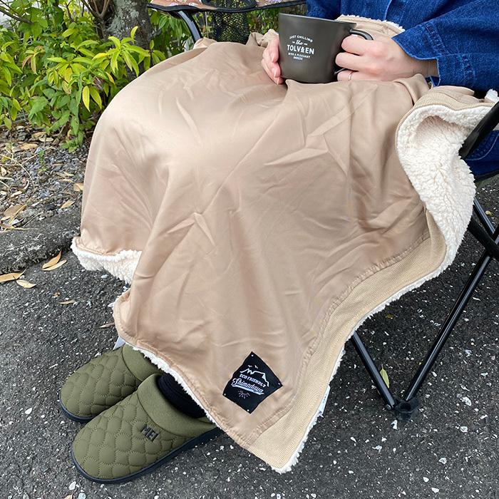 ラッピング無料】エコフレンドリー 収納袋付ブランケット 70X100