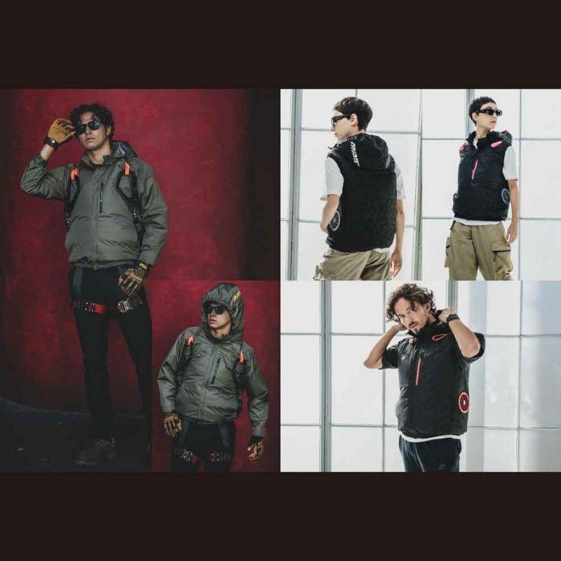 BURTLE（バートル） AC2064 エアクラフト ベスト サイドファン