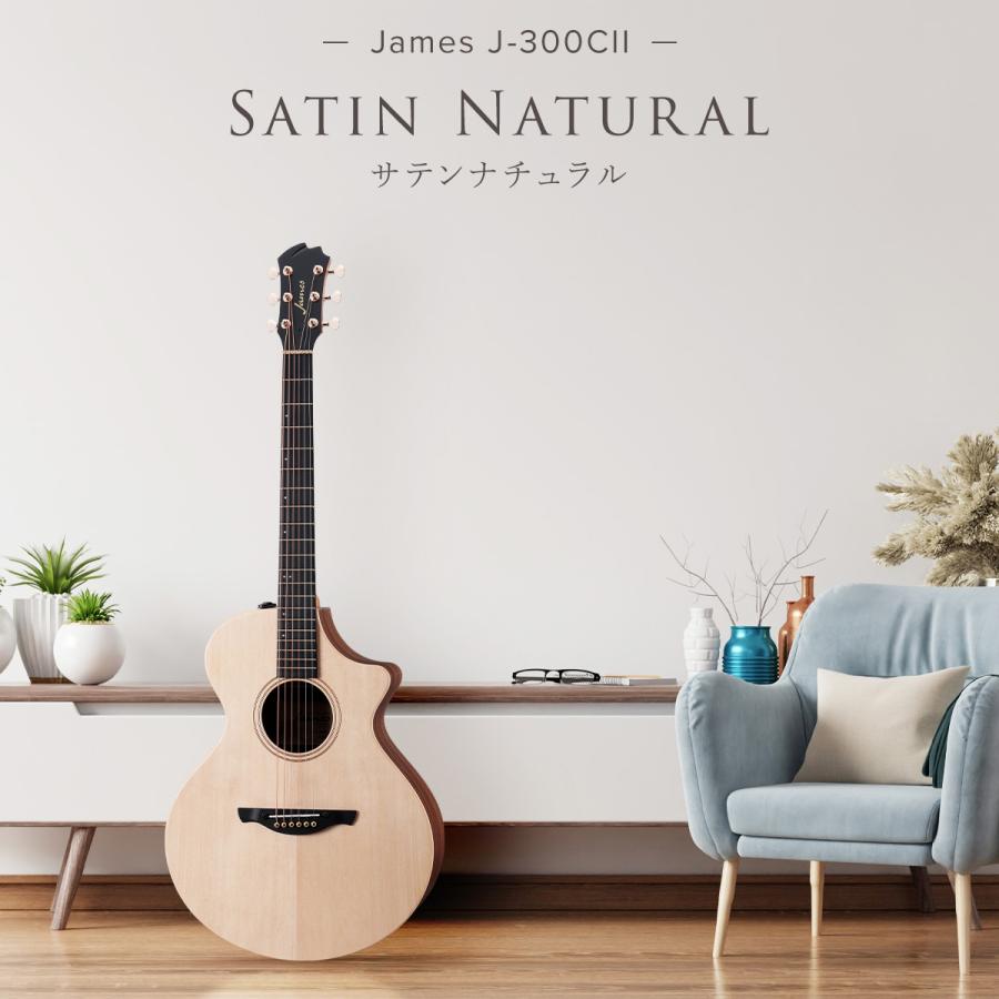 ジェームス（James） J-300CII エレアコ 生音エフェクト トップ単板