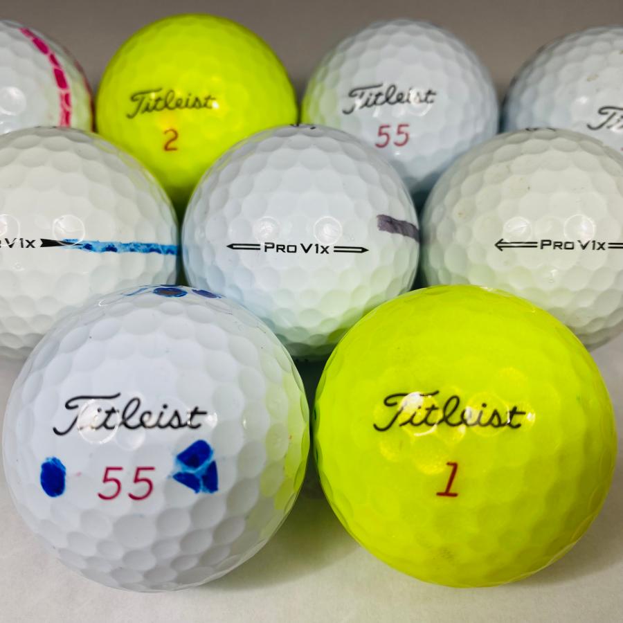 ロストボール ランク1・2 訳ありマジック タイトリスト Pro V1混合 or