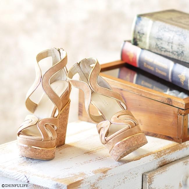 JIMMY CHOO（ジミーチュウ） 正規品 サンダル 厚底 ウエッジソール