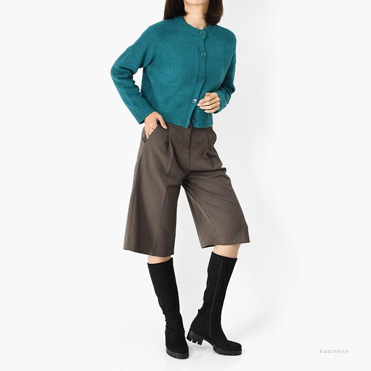 Gabor（ガボール） 本革 ロングブーツ ふくらはぎ 太い ストレッチ