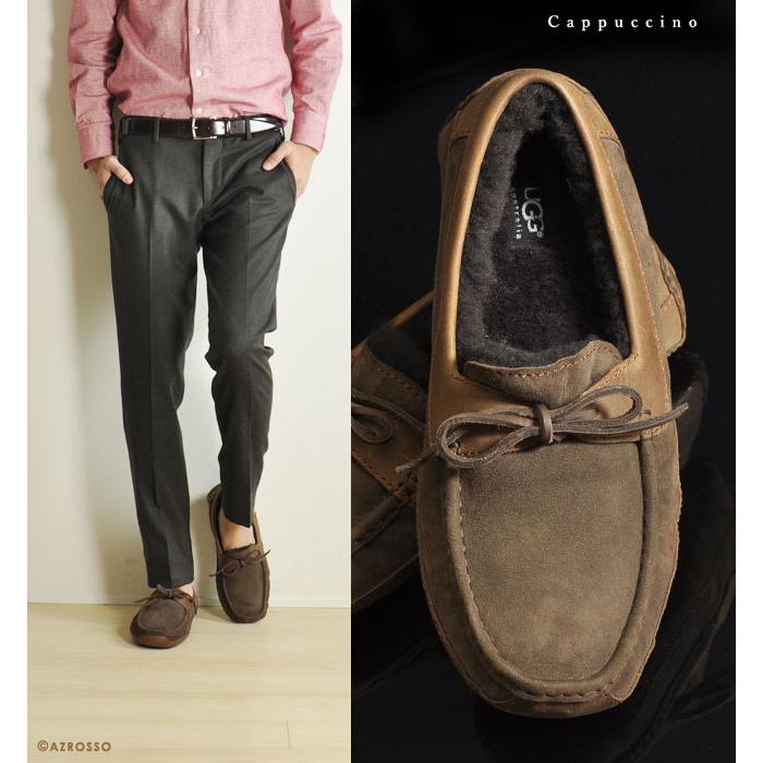UGG（アグ） モカシン メンズ スリッポン ムートンシューズ スエード