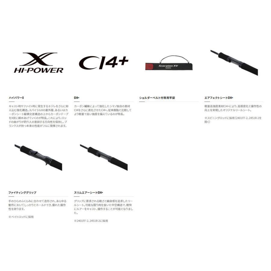 シマノ（SHIMANO） '21 Scorpion XV(スコーピオン XV) 2501FF-2