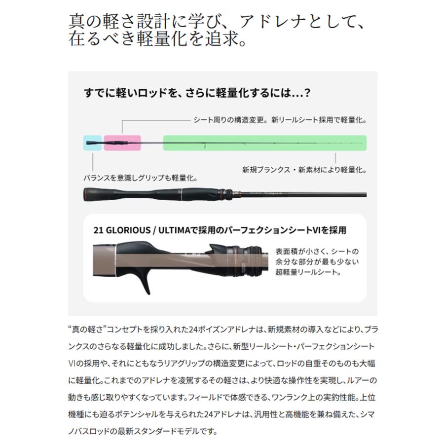 シマノ（SHIMANO） ジャッカル×シマノ '24 POISON ADRENA(ポイズン