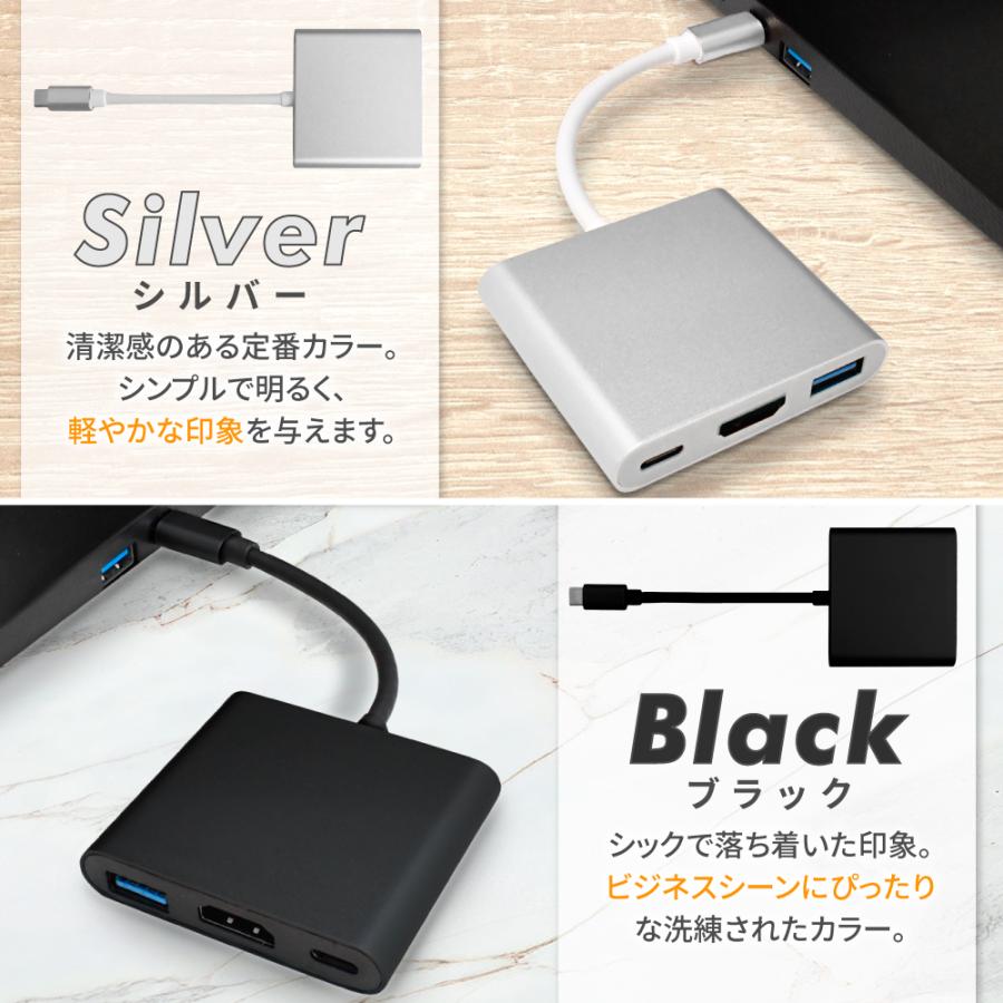 シズカウィル（shizukawill） HDMI 変換アダプタ アダプター ハブ Type