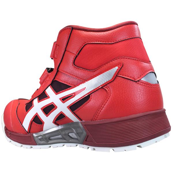 ウィンジョブ アシックス CP308 AC ブラック ホワイト レッド 黒 白 赤