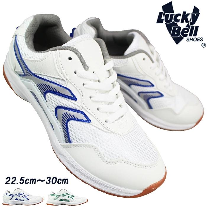 ラッキーベル 体育館シューズ LuckyBell アクト801 ブルー グリーン
