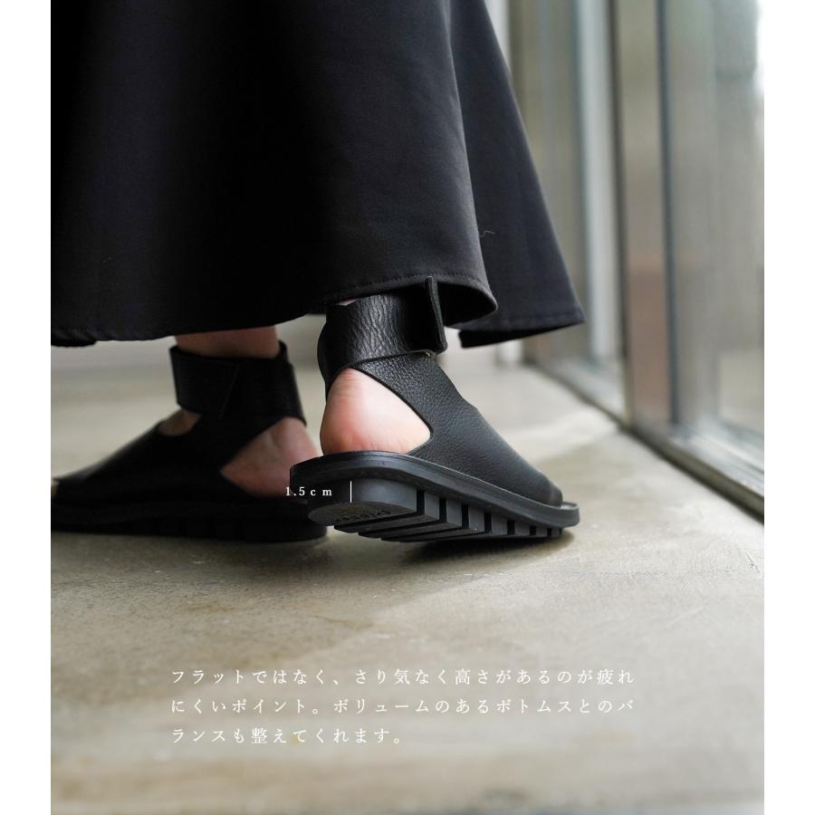 trippen（トリッペン） レディース サンダル ハグ レザー オープントゥ