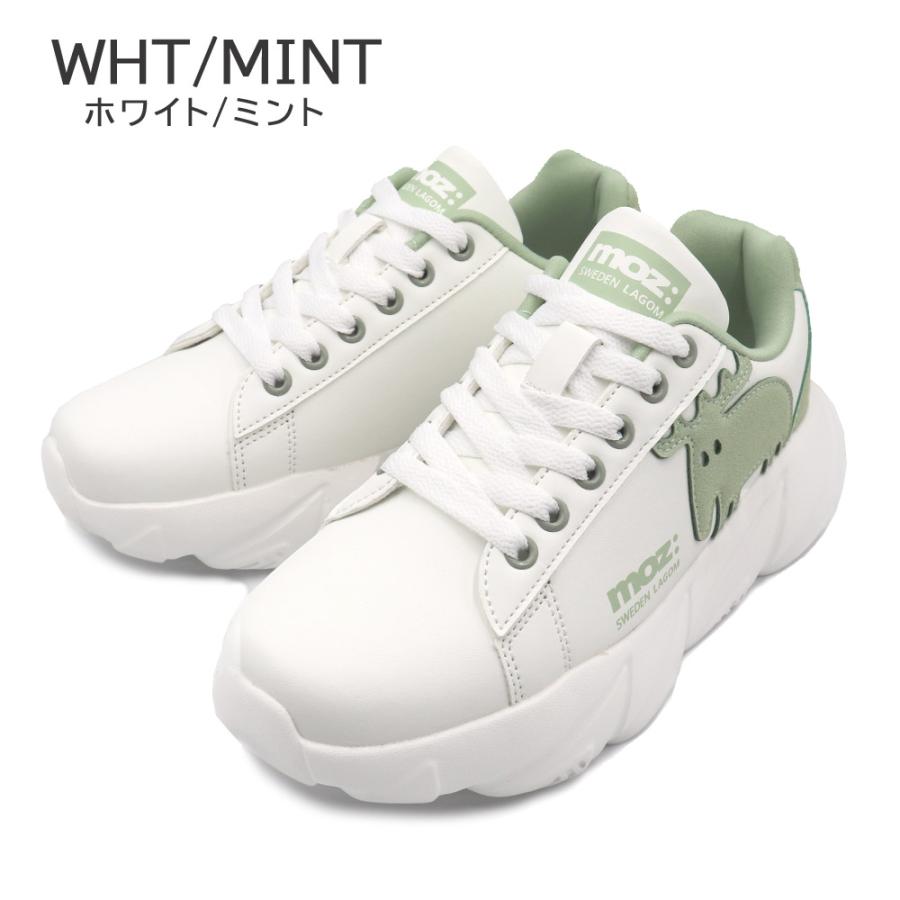 moz（モズ） レディース スニーカー MZ3020 厚底 軽量 ローカット