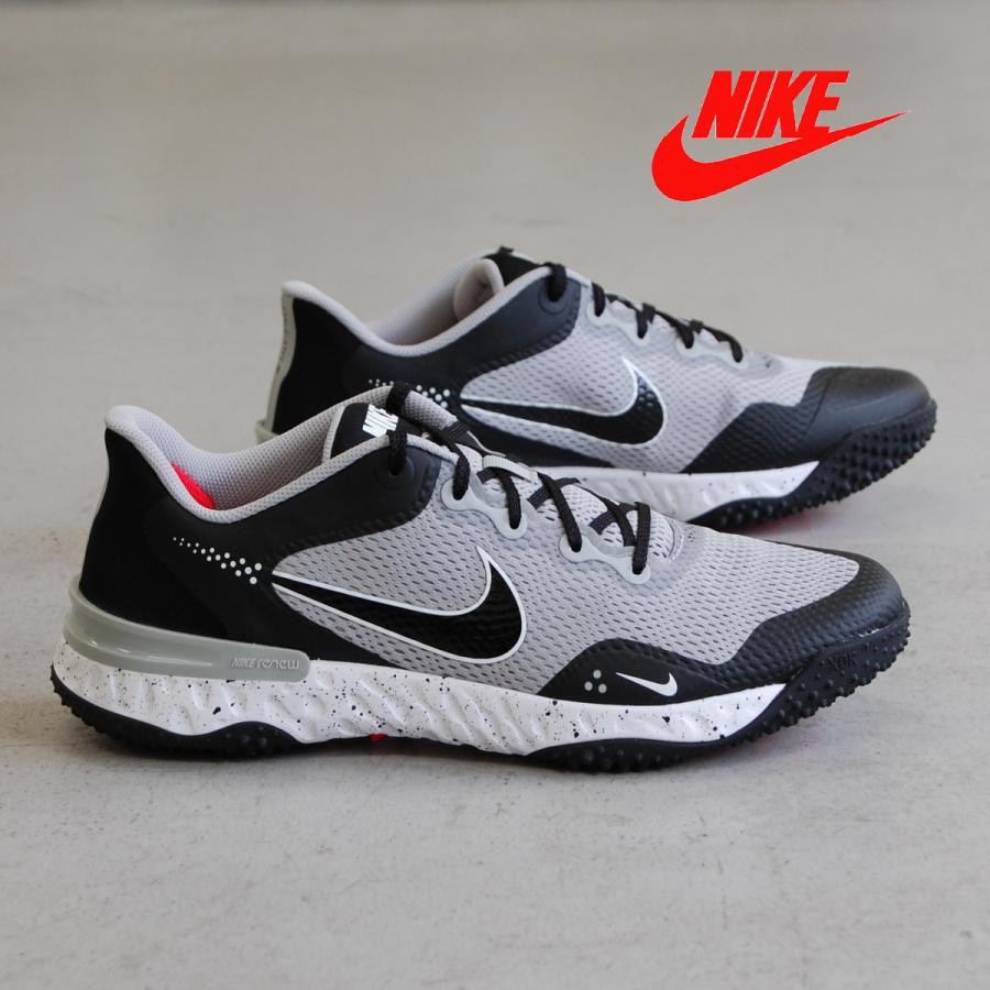 NIKE（ナイキ） NIKE Alpha Huarache Elite 3 Turf Light Smoke Grey