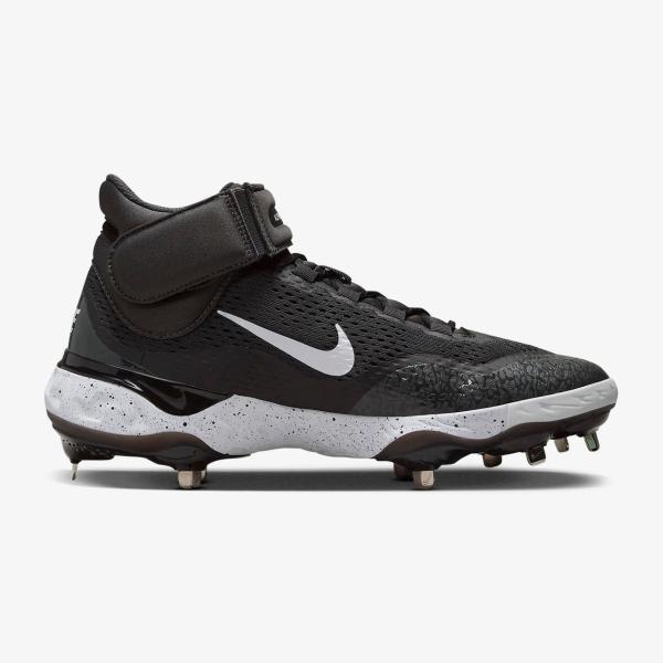 NIKE（ナイキ） NIKE Alpha Huarache Elite 4 Mid Black/Dark Smoke