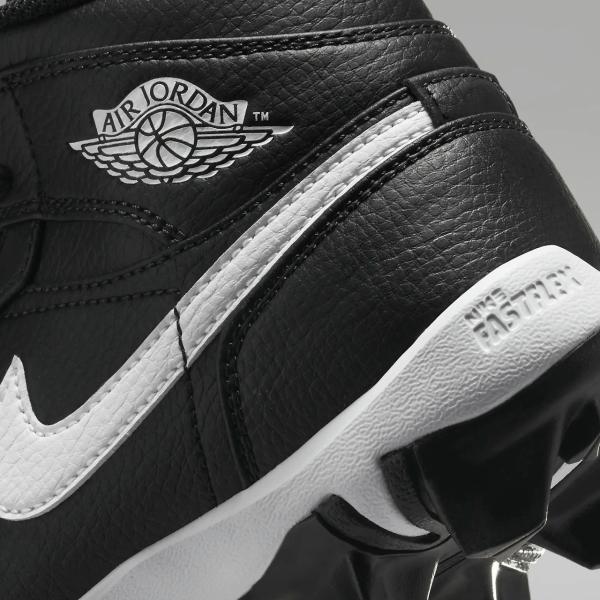 Jordan NIKE 1 Mid Youth Cleat Black/White/White ナイキ ジョーダン