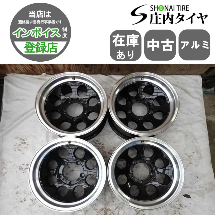 4本SET 会社宛 送料無料 15×8J ミッキートンプソン風 アルミ ホイール