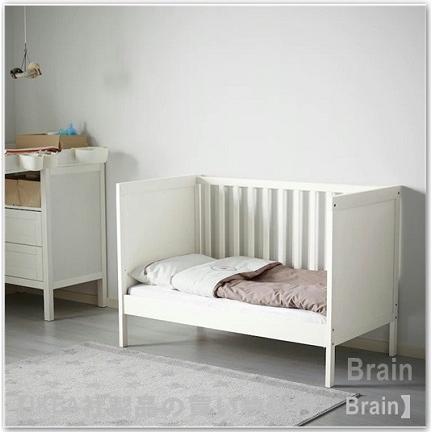 イケア（IKEA） SUNDVIK/スンドヴィーク ベビーベッド ホワイト