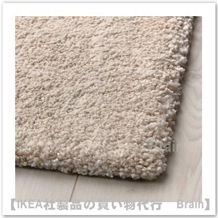 イケア（IKEA） STOENSE/ストエンセ ラグ パイル短133x195 cm オフ
