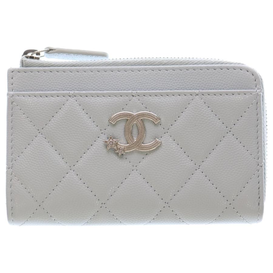 CHANEL フラグメントケース ノベルティ シルバー金具 シャネル CHANEL
