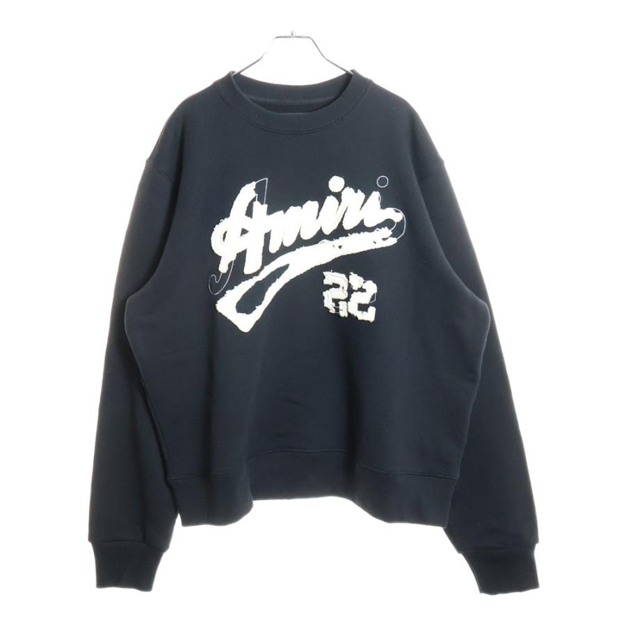 AMIRI（アミリ） フロントロゴ エンブロイ スウェット トレーナー 長袖