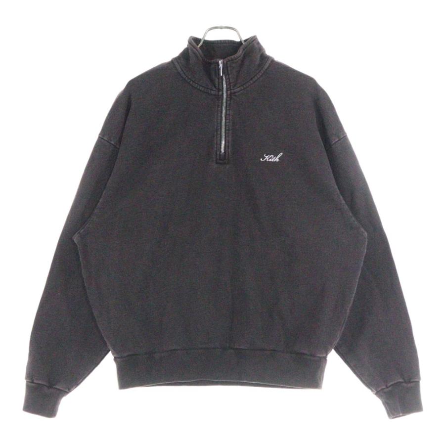 KITH（キス） 24AW NELSON QUARTER ZIP ウォッシュドハーフジップ