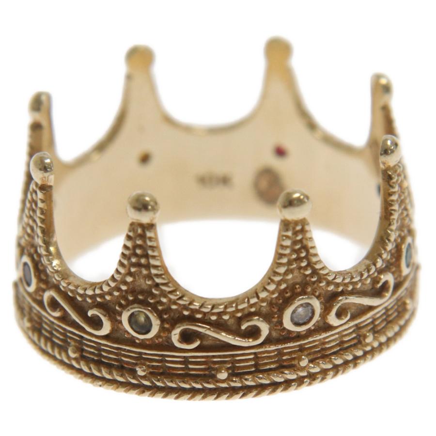 AVALANCHE アバランチ 10K YG クラウンリング 王冠 イエローゴールド