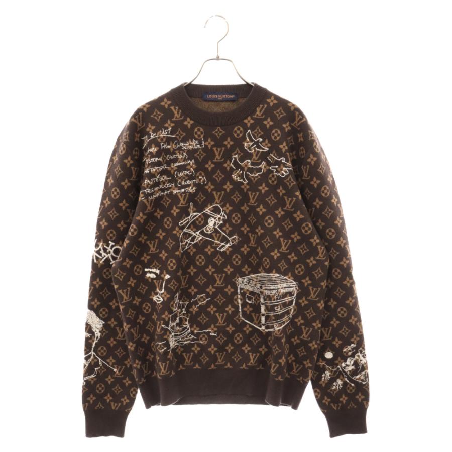 LOUIS VUITTON（ルイ・ヴィトン） 23AW モノグラム総柄クルーネック