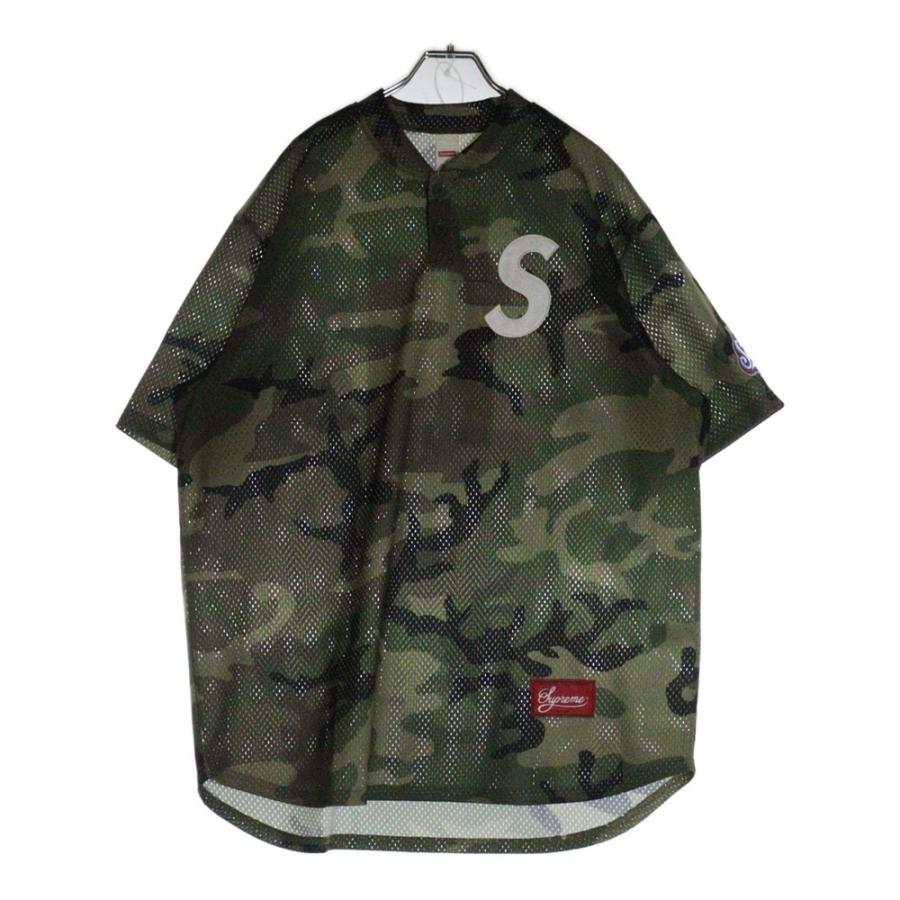 Supreme（シュプリーム） 25SS S Logo Baseball Henley カモフラージュ