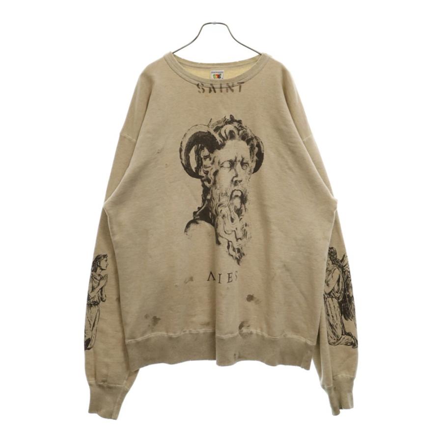セントマイケル 23AW ARS CREW SWEAT MR ARIES アリーズ ダメージ加工