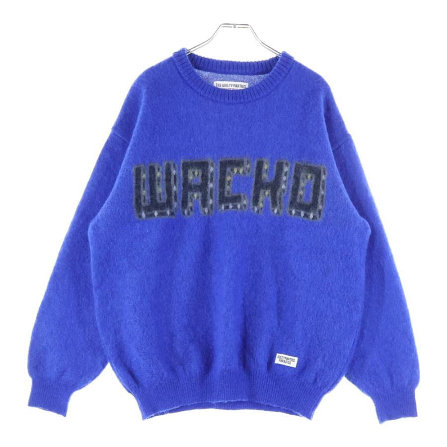 WACKO MARIA（ワコマリア） 23AW LOGO MOHAIR KNIT JACQUARD SWEATER