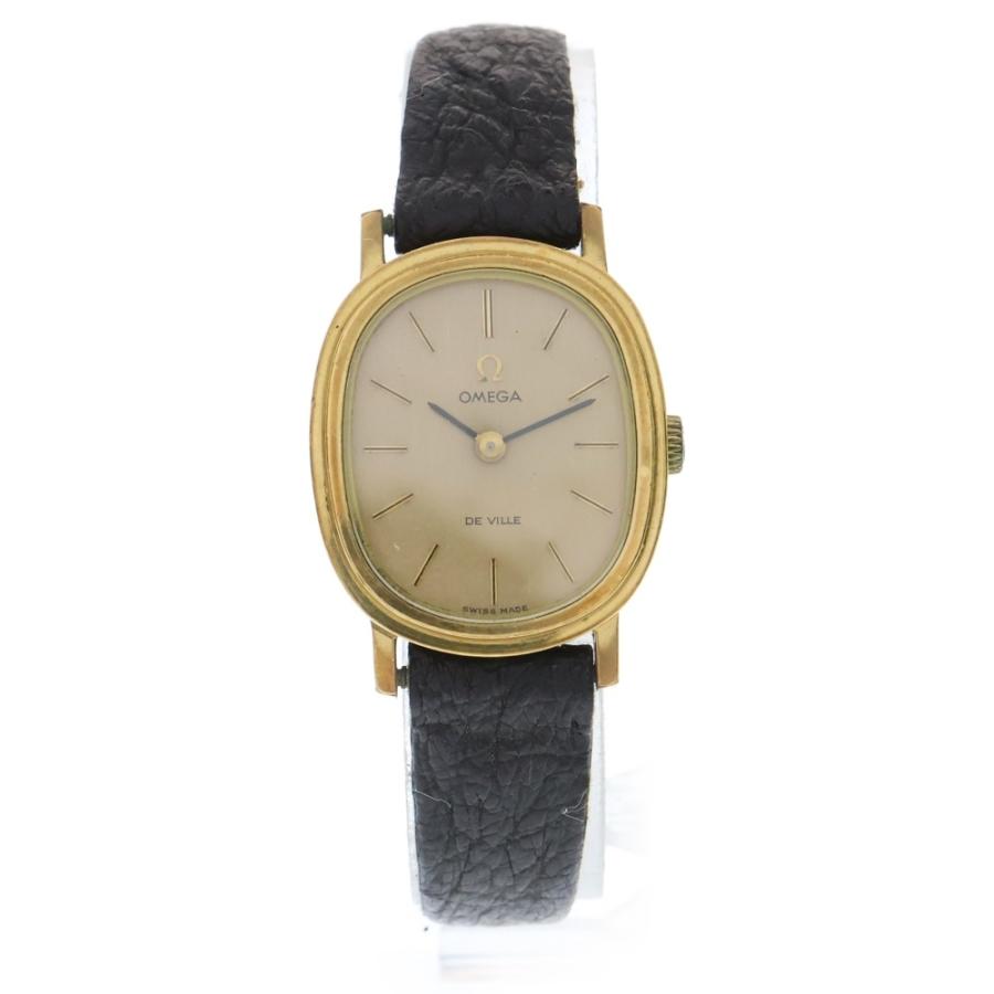 OMEGA（オメガ） De Ville デヴィル デビル レザーベルト ゴールド文字