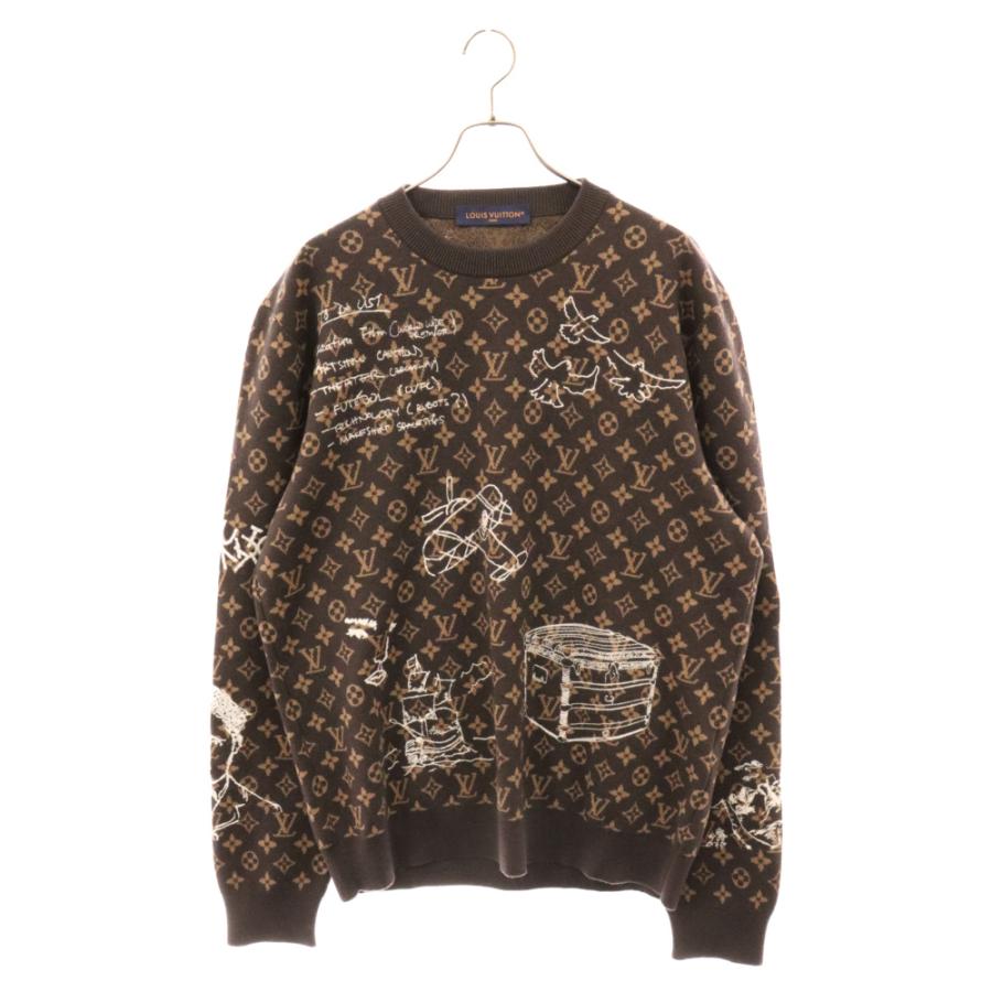 LOUIS VUITTON（ルイ・ヴィトン） 23AW モノグラム 総柄クルーネック