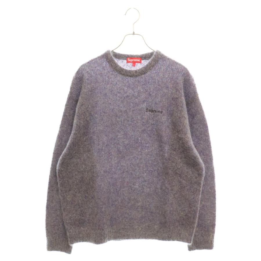 Supreme（シュプリーム） 22AW Mohair Sweater knit ロゴ刺繍 モヘア混
