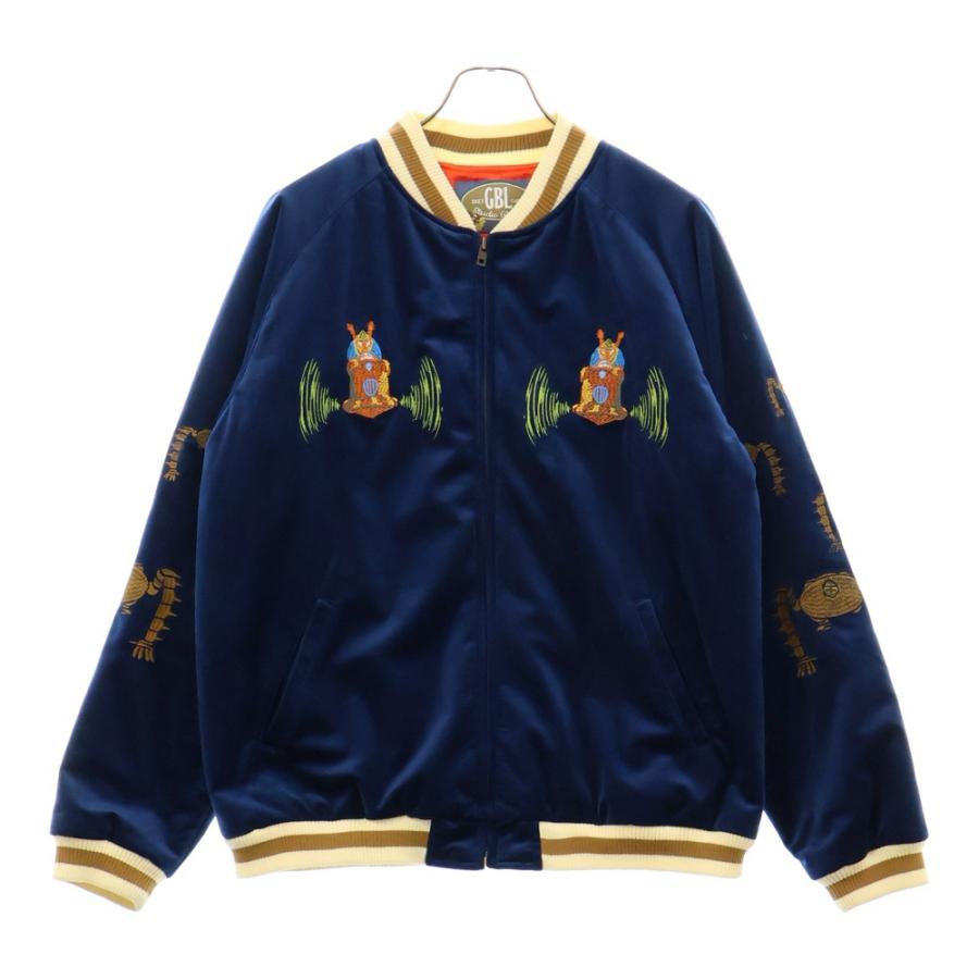 GBL ジービーエル/ジブリ 天空の城ラピュタ 別珍スカジャン CASTLE IN