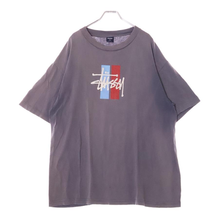 STUSSY（ステューシー） 90s VINTAGE 紺タグ オールド ロゴプリントT