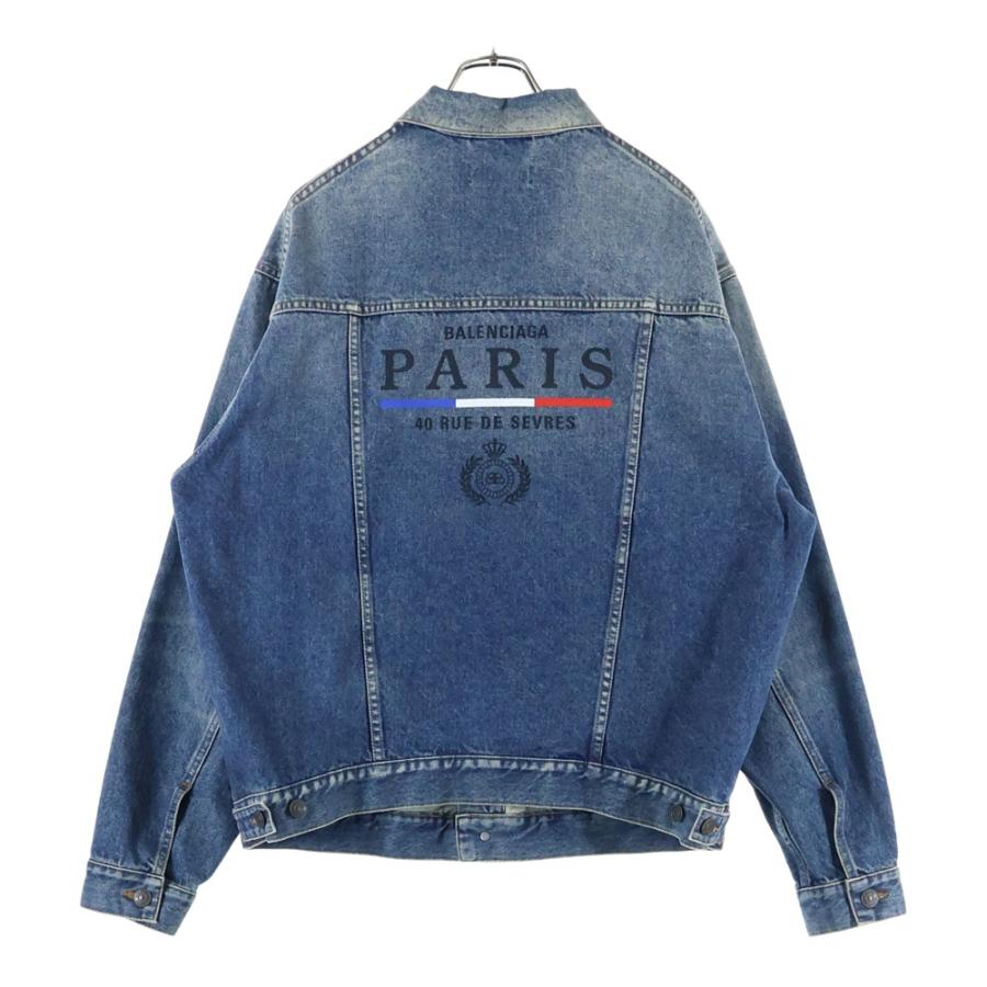 BALENCIAGA（バレンシアガ） 19AW バック刺繍デニム ジャケット JP57