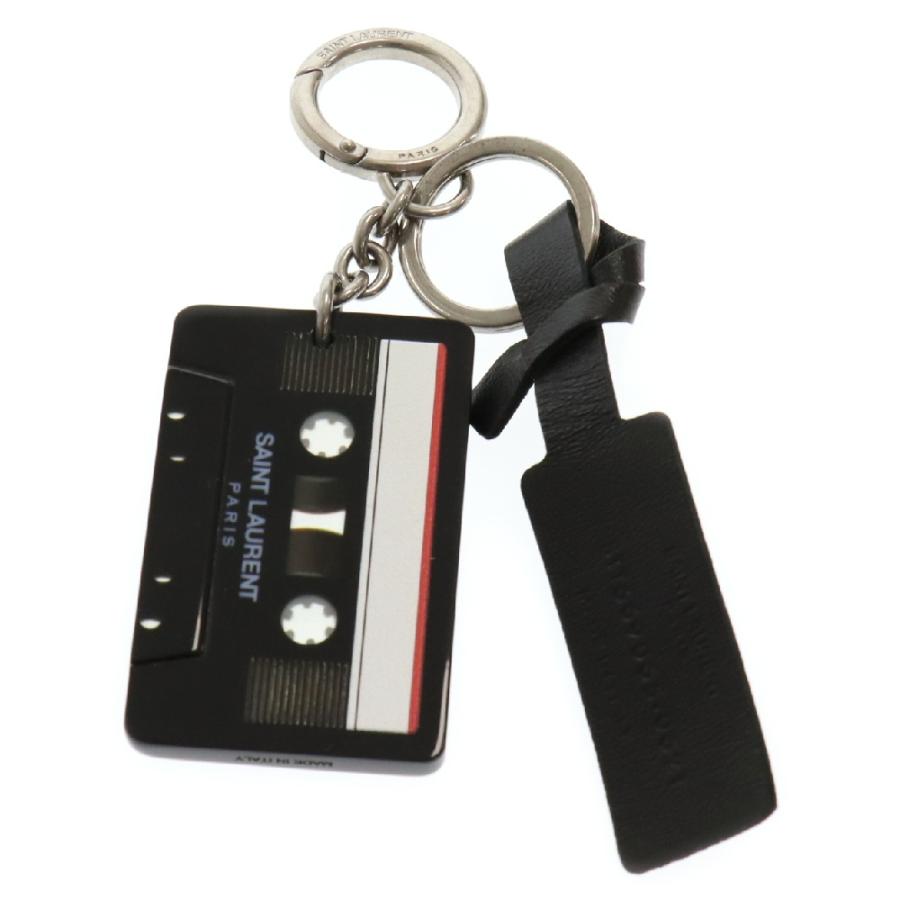 メ*ジ様 【美品】サンローラン カセットテープキーリング 美品】サン