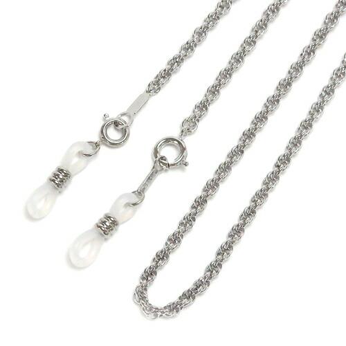 メガネチェーン シルバー 銀 スクリュー シルバーチェーン ネックレス