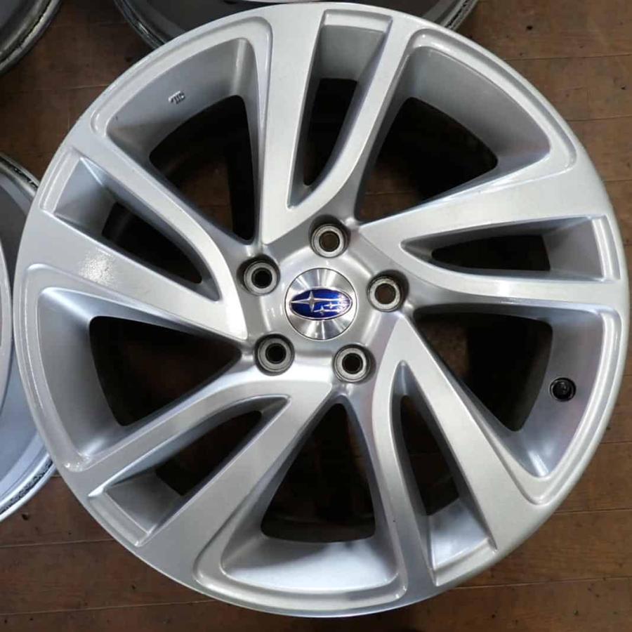 4本SET 会社宛 送料無料 18×7.5J スバル 純正 アルミ ホイール 5穴 PCD