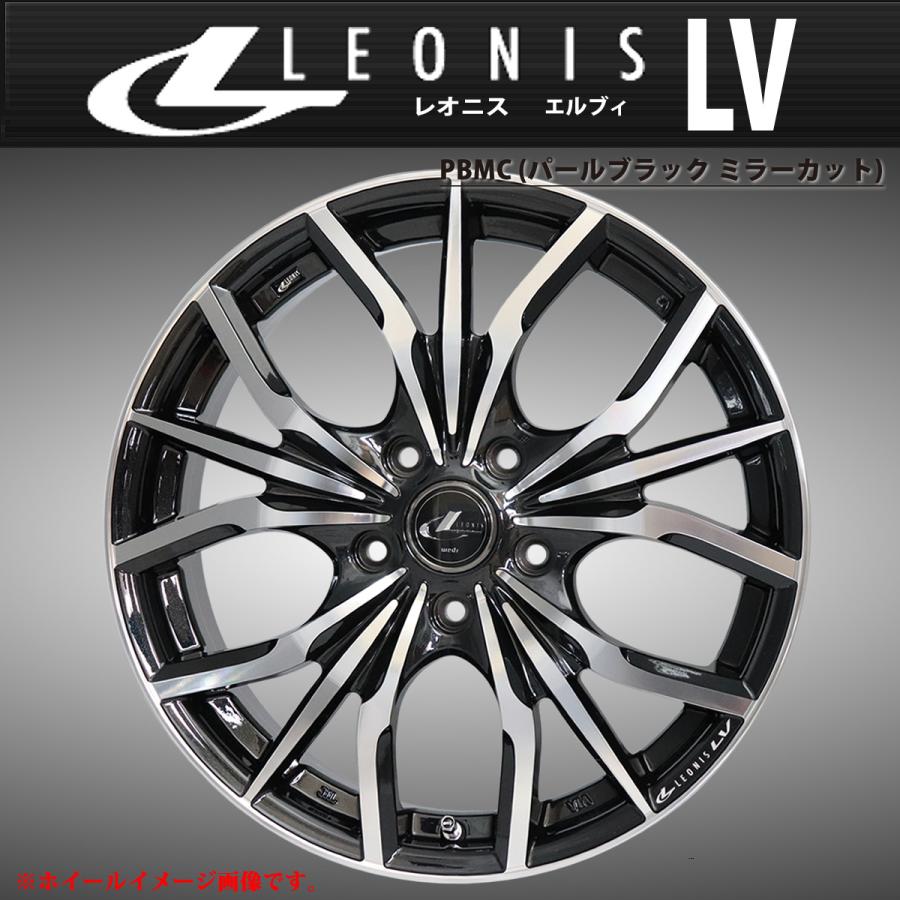 会社宛 送料無料 weds 新品アルミホイール LEONIS LV 17×6.5J 114.3mm