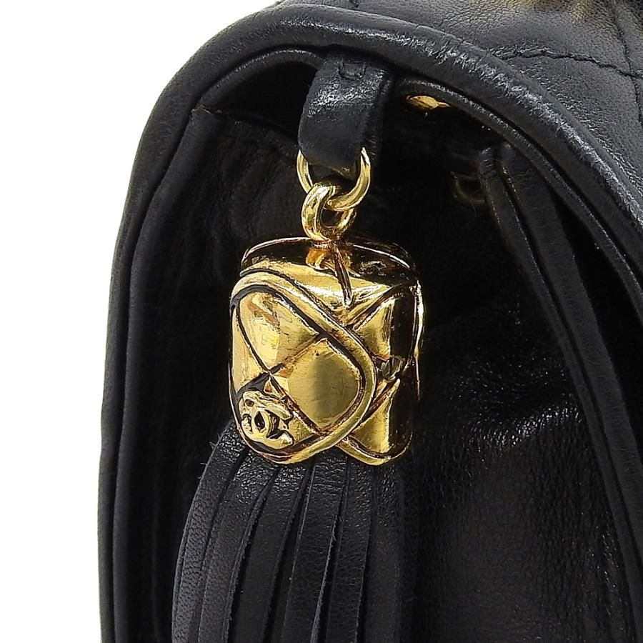 マトラッセ シャネル CHANEL フリンジ チェーンショルダーバッグ