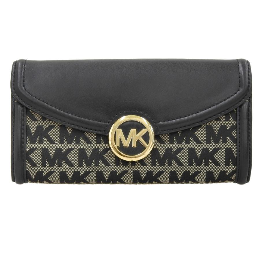 MICHAEL KORS（マイケルコース） MICHAEL KORS MK ロゴ ホック付長財布