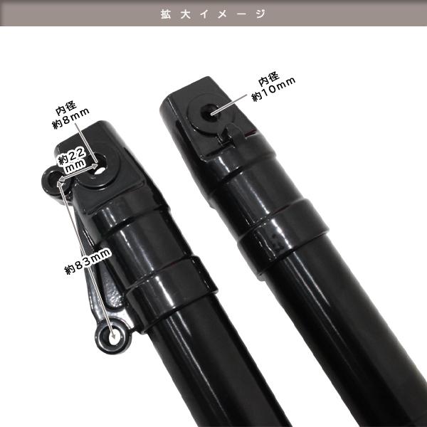 ズーマー ライブディオ ZX AF35 フロントフォーク ディオ Dio 黒