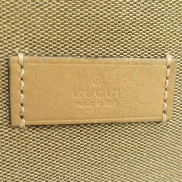 GUCCI / グッチ ショルダーバッグ GGシマ ベージュ系 キャンバス