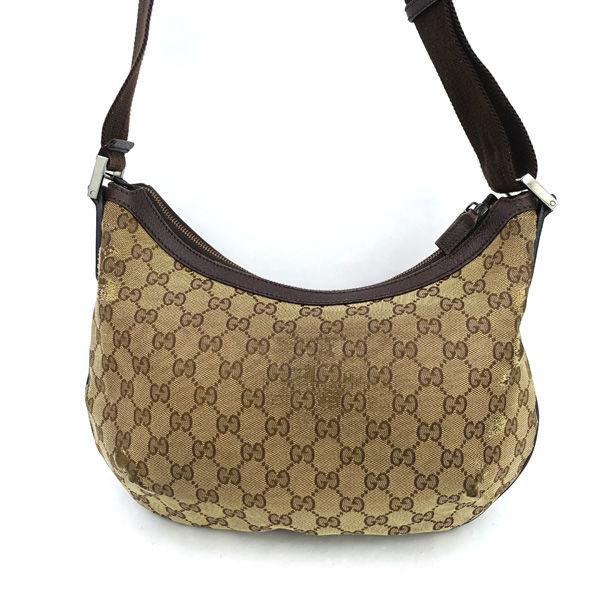 GUCCI（グッチ） GGキャンバス ショルダーバッグ ブラウン系 181092