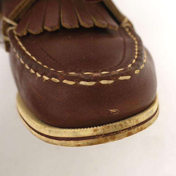 REGAL（リーガル） デッキシューズ/レザー/ブラウン/22cm 8038