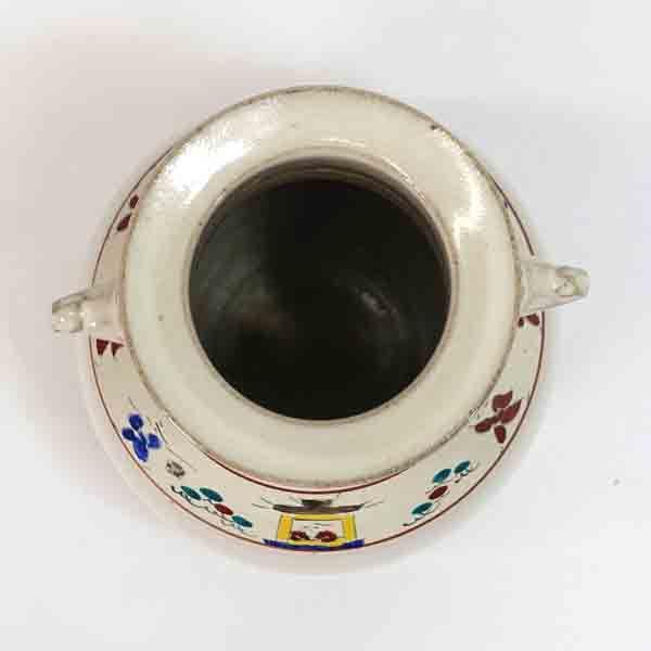 赤膚焼木箱付き一輪挿し 三代 大塩昭山 赤膚焼木箱付き一輪挿し 三代