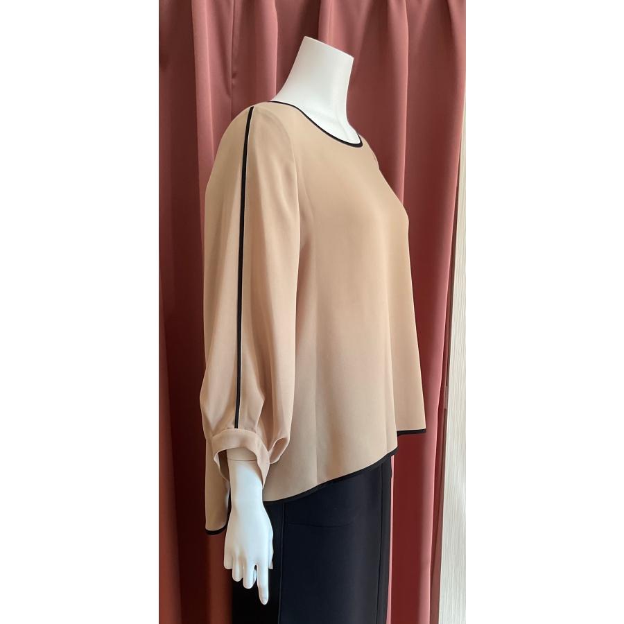 Blue Fronce ブルーフロンセ 配色ライン入りブラウス : セレクト