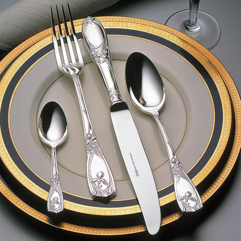 LUCKY WOOD（ラッキーウッド） 洋白銀器パリ デザートスプーン