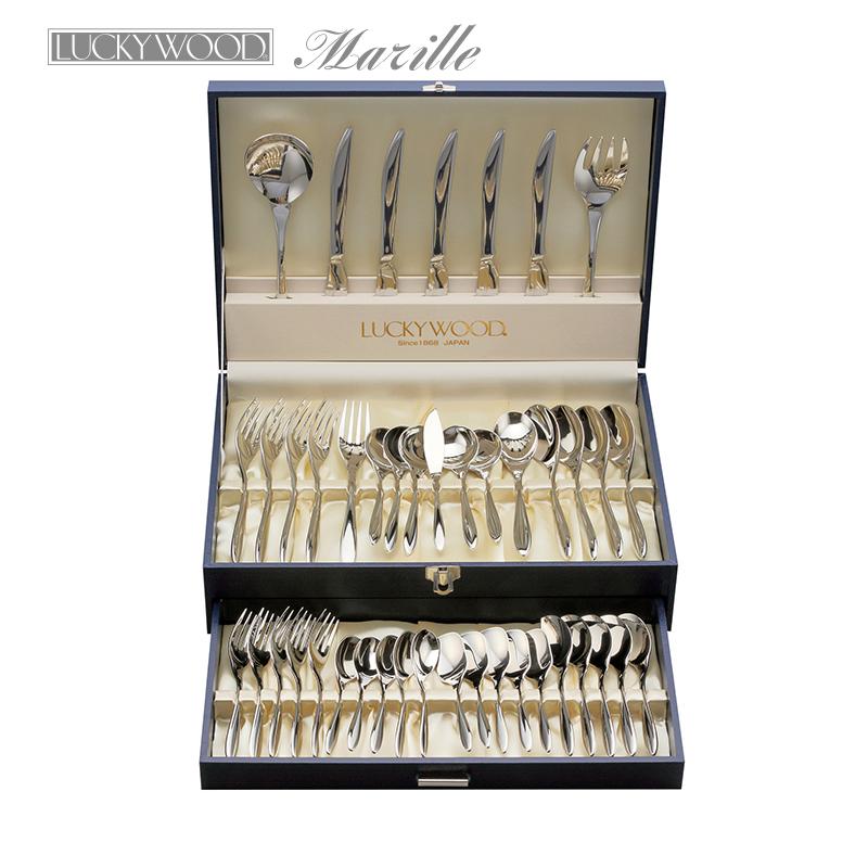 LUCKY WOOD（ラッキーウッド） カトラリーセット ナイフ フォーク