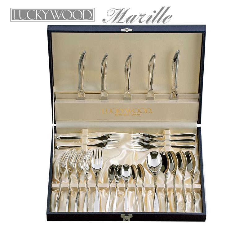 LUCKY WOOD（ラッキーウッド） カトラリーセット ナイフ フォーク